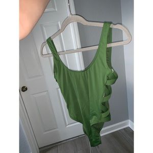 One-Piece Side Peep Bathing Suit